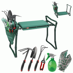 SET GIARDINAGGIO CON SGABELLO