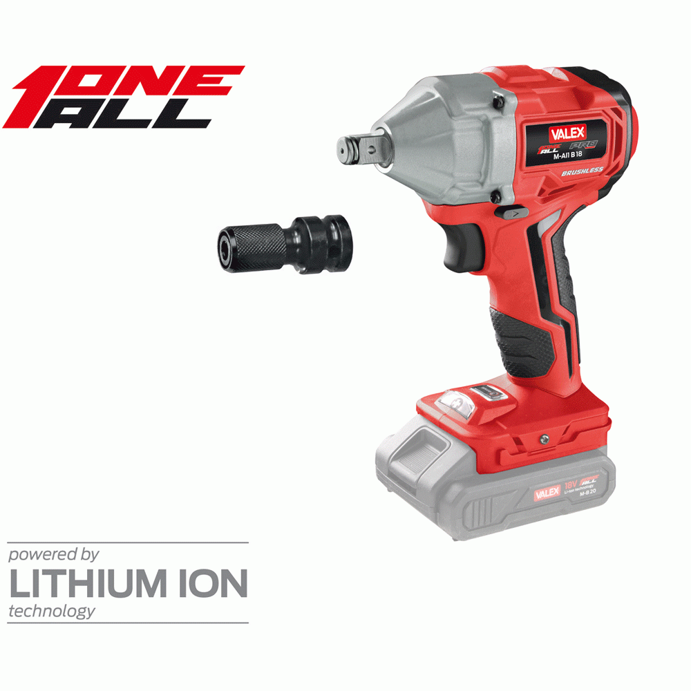 AVVITATORE AD IMPULSI AL LITIO BRUSHLESS M-AI1 B 18