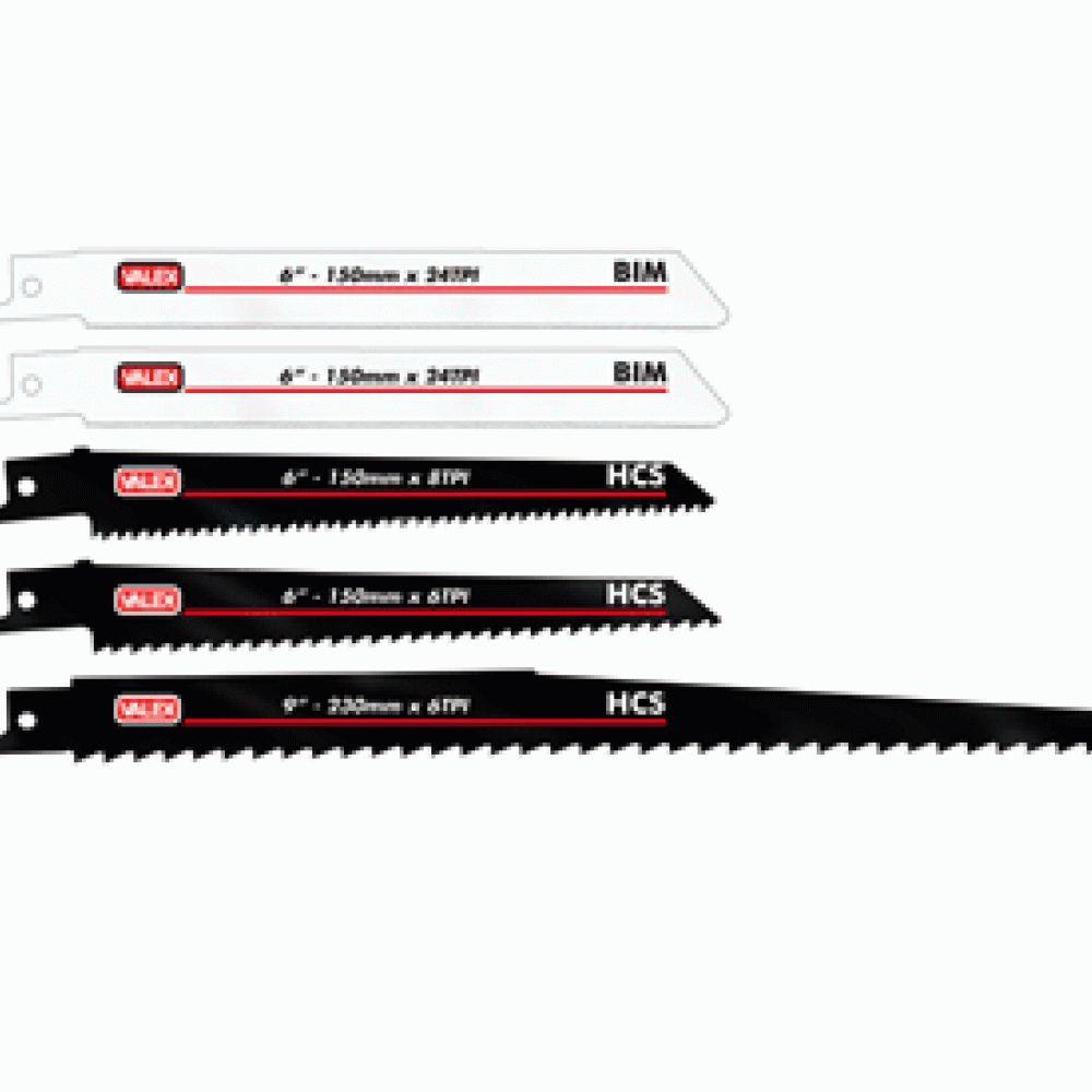 LAME TAGLIO LEGNO-METALLO SERIE 5 PEZZI