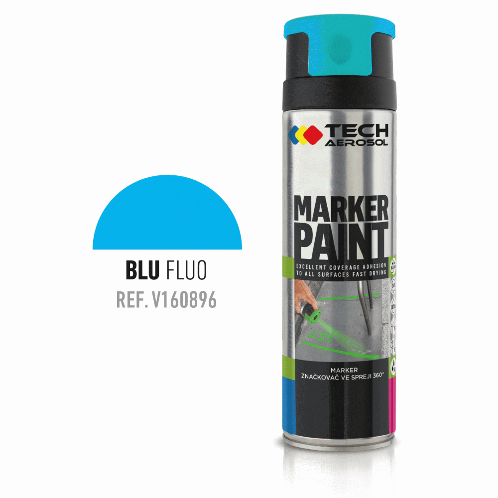 SPRAY TECH MARKER FLUO BLU