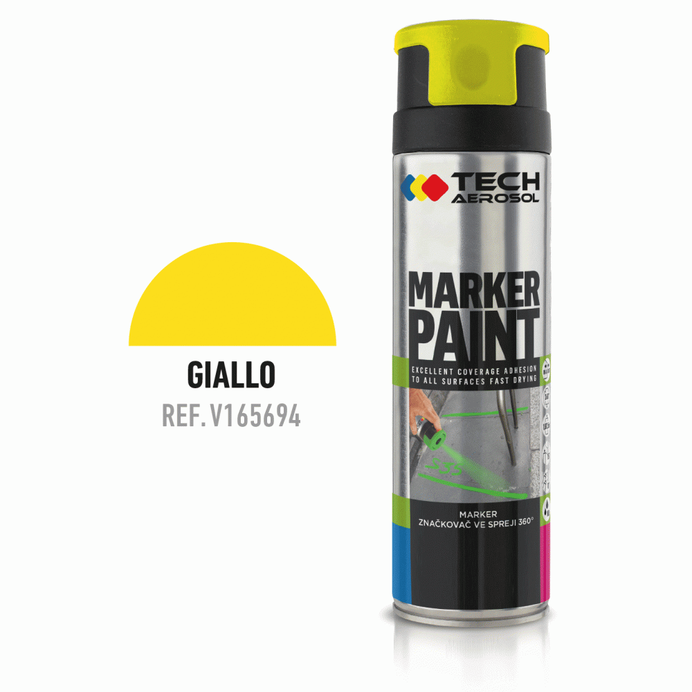 SPRAY TECH MARKER NO FLUO - GIALLO