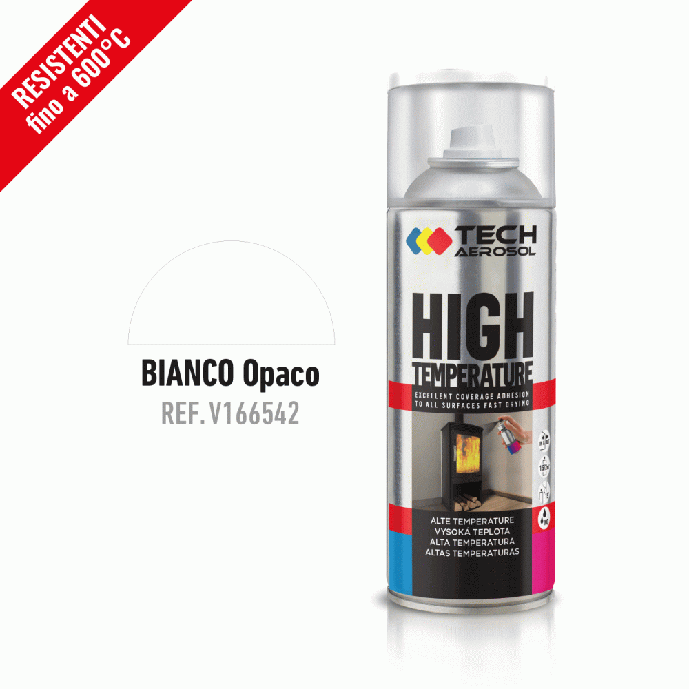 SPRAY TECH ALTA TEMPERATURA 600°C BIANCO