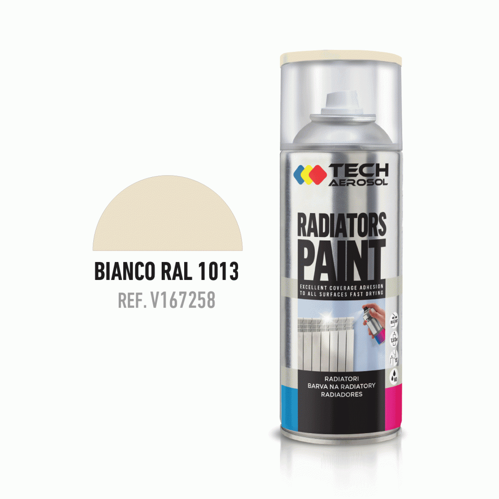 SPRAY TECH RADIATORI RAL 1013 120°C