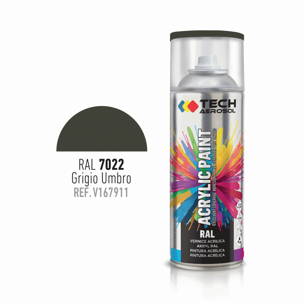 SPRAY TECH RAL 7022 GRIGIO UMBRO