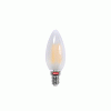 LAMPADINA LED FILAMENTO CANDELA SATINATA ATTACCO E14